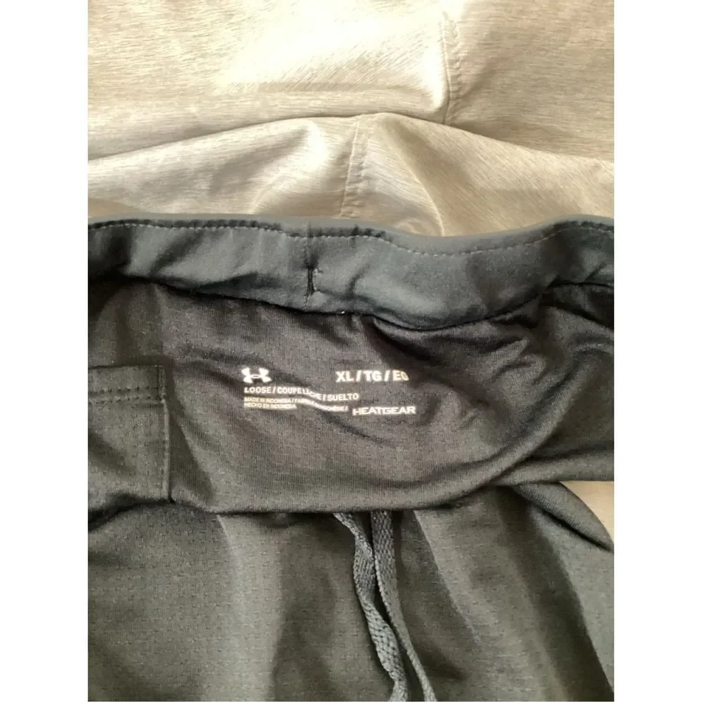 Womens Under Armour Lined Running Shorts XL‎ Gray